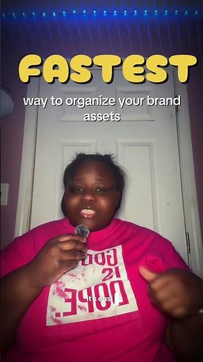 Fastest way to organize your brand assets #creativeentrepreneur #graphicdesign #brandstrategy
