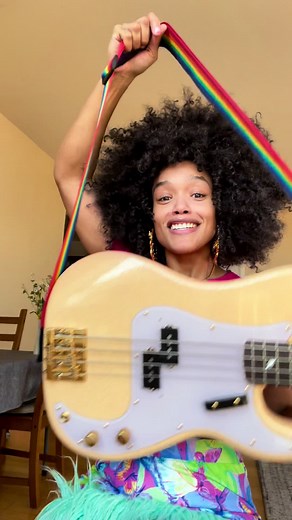 😩 When I started teaching myself bass guitar, it was horrible. My fingers ached. I never knew what to practice. And I couldn't match the sound of the songs that inspired me to play bass in the first place. I struggled through a lot of trial and error and finally began to become the bass player I'd always wanted to be. BIG NEWS: BassLessonsWithApril.co is finally dropping TODAY!! 🎊🎉🍾 Playing the bass makes me feel like I'm living my life to the fullest. It's a beautiful contrast to the chaos,