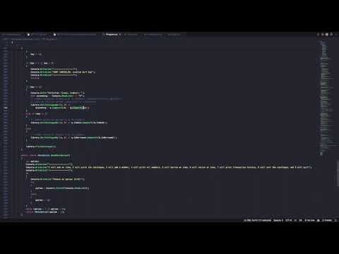 Library System - Custom Program C# OOP