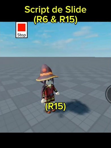 script simples de Slide para Studio Lite #roblox #studiolite #shorts