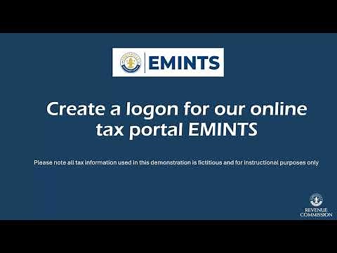 EMINTS How-To: Creating a Logon | Louisville Metro Revenue Commission