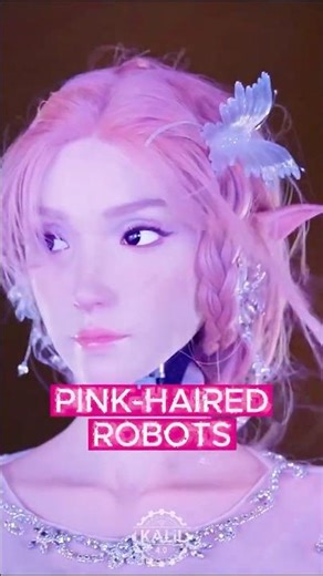 China's Pink Hair Humanoid Robot Craze! #humanoidrobot #robotics #robot