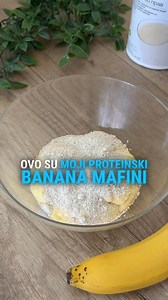 132K views · 431 reactions |  Banana PROTEIN mafini za slatko...