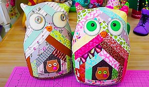 How To Make A Patchwork Owl With Free Pattern