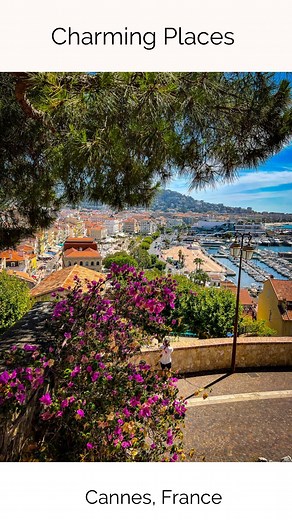 Taking in the scenic views of Cannes, France.  If you happen to...
