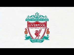 HOW TO DRAW THE LIVERPOOL FC LOGO - CARA MENGGAMBAR LOGO LIVERPOOL FC