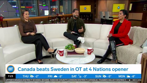 4 Nations Face-Off: Canada beats Sweden in OT