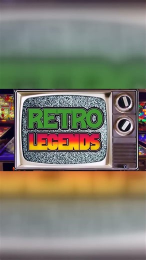 Retro Legends Arcade — poetic neon intro