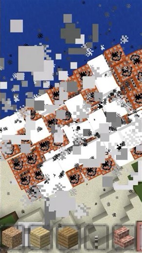 500 TNT Blast in Minecraft #minecraft