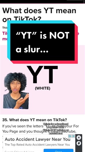 Understanding the Abbreviation YT: A Racial Identifier, Not a Slur