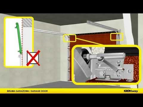 KRONway - 9100 9600 OPTIMAL Sectional Garage Door, Brama segmentowa