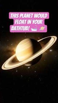 Saturn 🪐 -Part-01: This Planet Would Float in Your Bathtub! 🛁 🪐 #saturn #planet #solorsystem