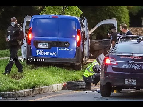 TV news van stolen with pregnant reporter inside