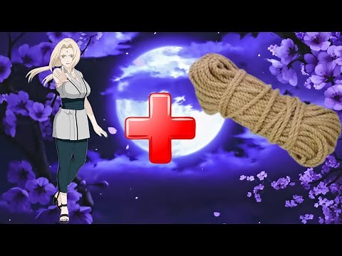Anime Girls - Tied with rope - Sakura, Hinata, Mikasa, Yuhi Kurenai, Uzumaki, Tornado.