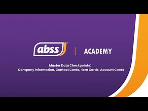 ABSS LHDN E-Invoice guide | Master Data Checkpoints