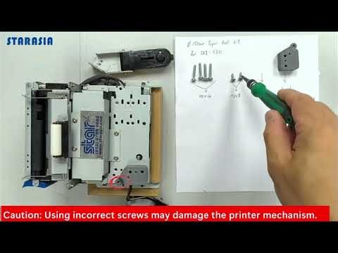 StarAsia SK1-V311 for 15cm paper roll diameter Installation Video