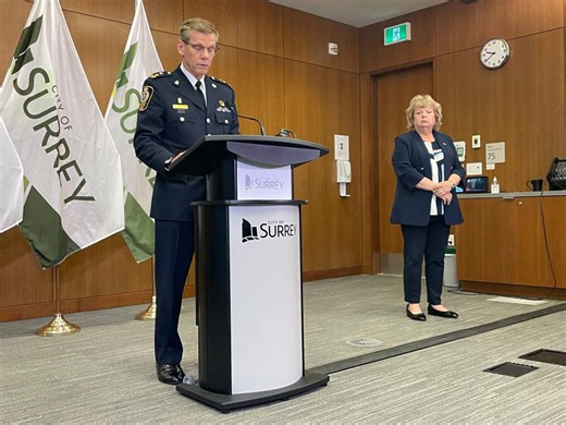 Surrey police investigate 44 cases of extortion as city posts $250,000 reward for info