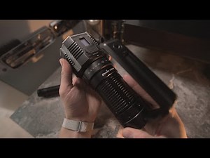 Fenix LR60R - real life test of SAR flashlight in the rainy conditions [DEMO & RAINY BEAMSHOTS]