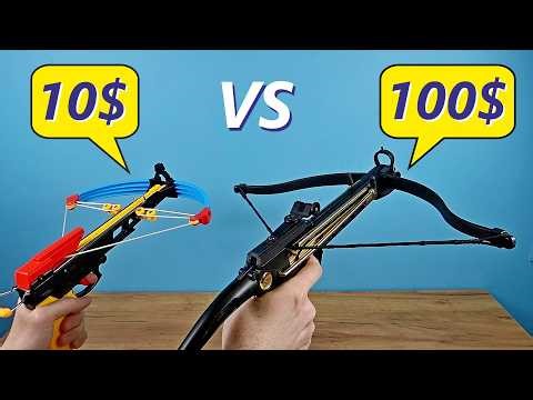 $10 vs $100 Crossbow - The Result Surprised Me!