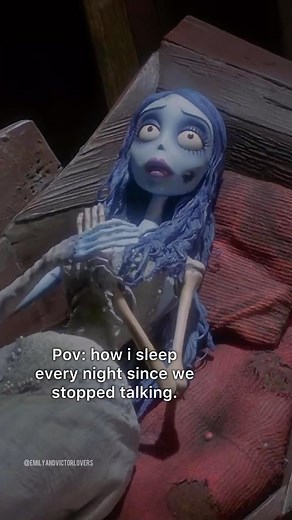 Emily and Victor 🦋 - Corpse Bride Movie on Instagram: "😢🥺"