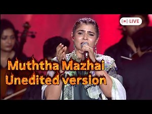 Muththa Mazhai @chinmayisripada1474 live version