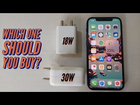 iPhone 12 Battery Charging test! 18W Vs 30W Charger Any Difference?