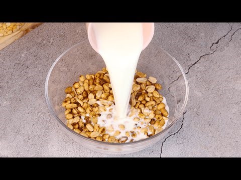 I Added Milk to Peanuts and the Result Is Delicious!
