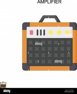 Amplifier Simple vector icon. Illustration symbol design template for web mobile UI element Stock Vector Image & Art - Alamy