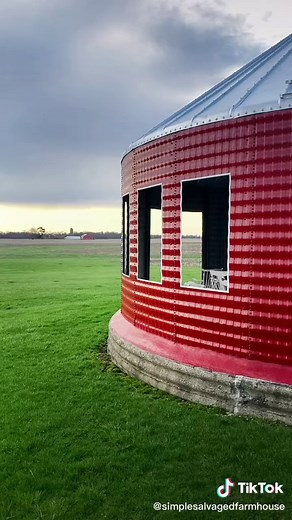 Transforming a Grain Bin into a Cozy Gazebo