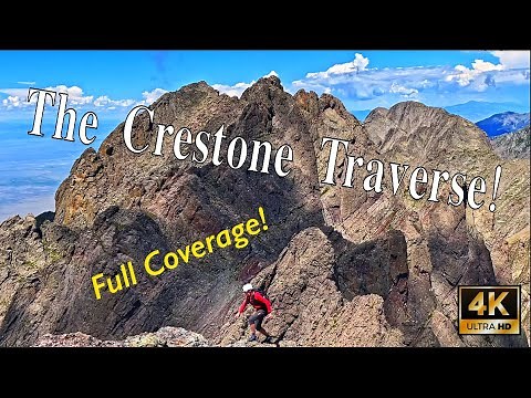 The Crestone Traverse, 14,203'! Epic Class 5 Climbing, Sangre de Cristo Mountains Colorado [4K UHD]