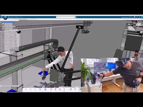 Using VR to Plan maintenance of industrial robots in VR with 3DEXPERIENCE