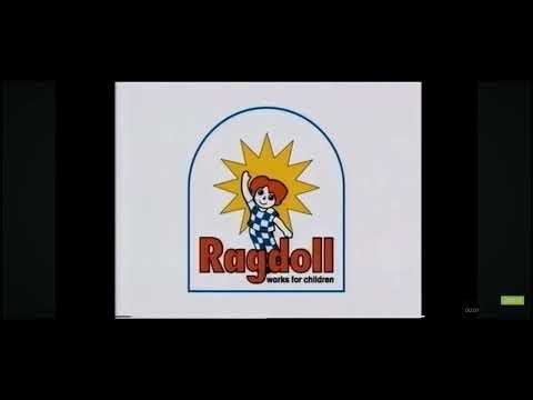 Ragdoll productions logo (rare white background variant) 