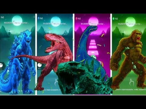 Godzilla vs King Kong vs T-Rex vs Brachiosaurus | Ultimate Monster Battle