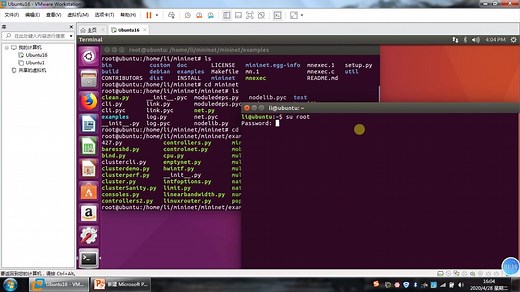 软件定义网络SDN实验三（上）Mininet常用命令和Mininet创建网络拓扑