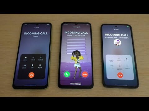 Samsung Galaxy A05 vs Galaxy A06 vs Galaxy A36 5G Incoming Call