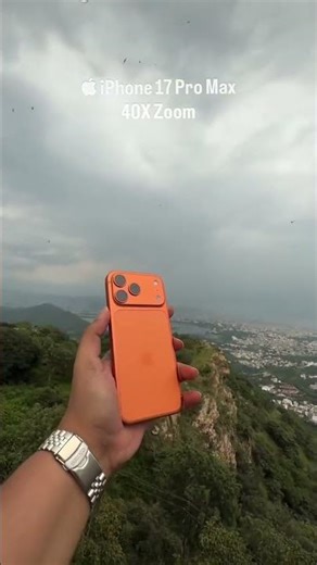 iPhone 17 pro max 40x zooming test video