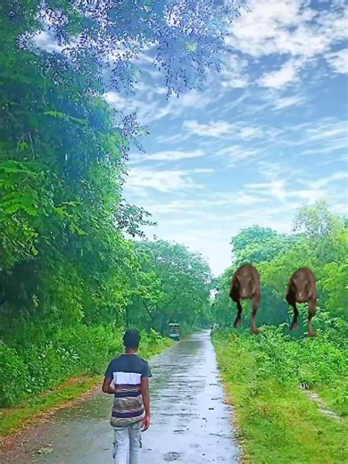 T-Rex Dinosaur Chase: Epic VFX Attack