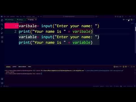 how to take input in python