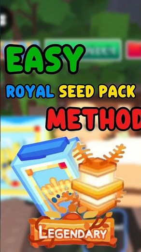 EASIEST ROYAL SEED PACK METHOD IN GARDEN HORIZON