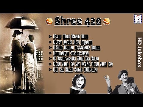 Raj Kapoor, Nargis - Shree 420 - 1955 l Ramaiya Vastavaiya l Evergreen Songs l Video Jukebox l HD