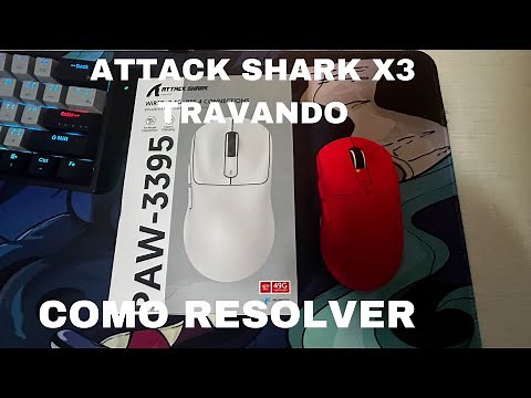 ATTACK SHARK X3 Travando? Veja como resolver