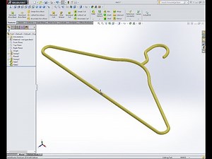 Cloth hanger Ttutorial in solidworks