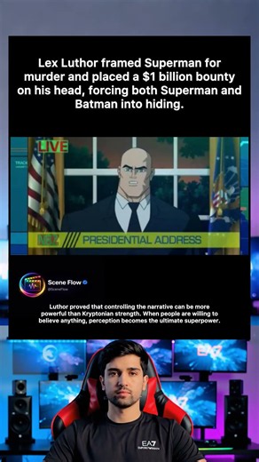 Lex Luthor framed Superman for murder and placed a $1 billion bountyon his head, forcing both