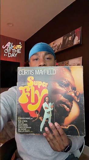 Pusherman - Curtis Mayfield, Super Fly Classic Vinyl Album. Song of the Day. #vinyl #vinylcollection