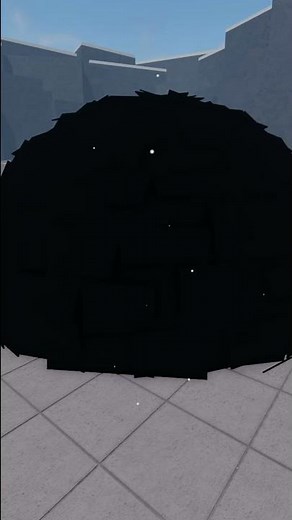 Gojo's Domain Expansion in TSB | #thestongestbattlegrounds #roblox #shorts