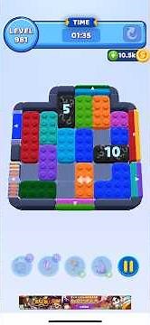 Color Block Jam Level 981 solution #games #colorblockjam #colorblockjamgame #gaming