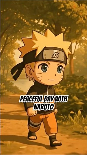 Peaceful Moment of Chibi Naruto | Ultra-Realistic 3D Cinematic Anime in 4K #anime #shorts #naruto