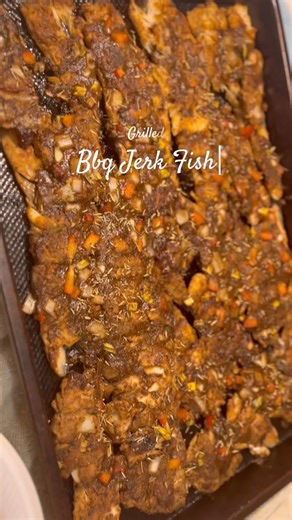 Grilled Bbq Jerk Fish | #jamaicancuisine #jamaicanfood #fish #easyrecipe #rootsandspicecuisine