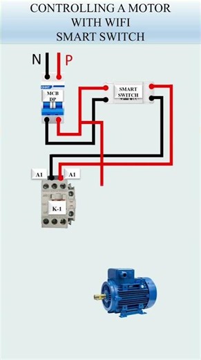 Smart Motor Control System | Advanced Automation & Remote Control Solution #electrician