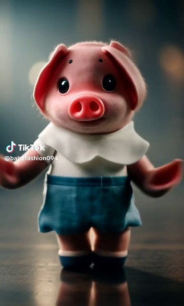 Adorable Dancing Pig GIF